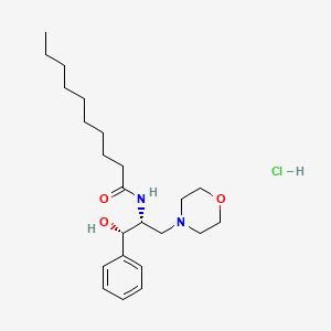 D,L-Erythro-1-phenyl-2-decanoylamino-3-morpholino-1-propanol hcl