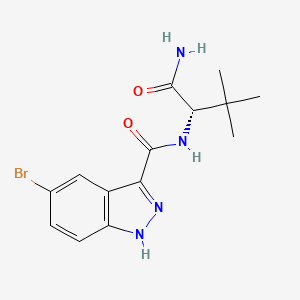 molecular formula C14H17BrN4O2 B10827479 ADB-5Br-INACA 