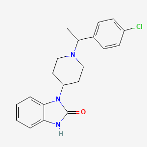 molecular formula C20H22ClN3O B10827518 Chlorphine 