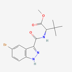 molecular formula C15H18BrN3O3 B10827571 MDMB-5Br-INACA 