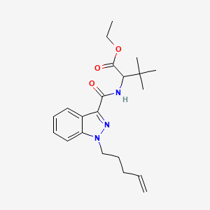 Ethyl 3,3-dimethyl-2-[(1-pent-4-enylindazole-3-carbonyl)amino]butanoate