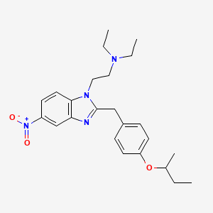 molecular formula C24H32N4O3 B10827582 sec-Butonitazene (citrate) 