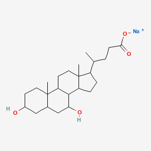 molecular formula C24H39NaO4 B10827588 Sodium ursodeoxycholate hydrate 