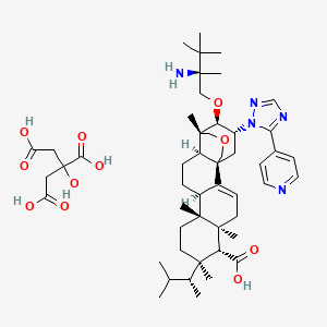 molecular formula C50H75N5O11 B10827622 Ibrexafungerp Citrate CAS No. 1965291-08-0