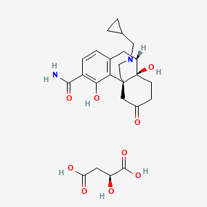 molecular formula C25H32N2O9 B10827623 Samidorphan L-malate CAS No. 1204592-75-5