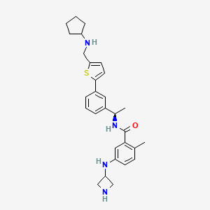 molecular formula C29H36N4OS B10827726 SARS-CoV-2 PLpro Inhibitor, 72 