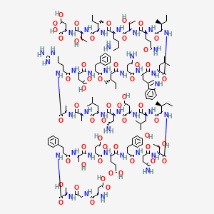 molecular formula C160H242N40O54 B10827774 hGLP-2(3-33,M10Y) 