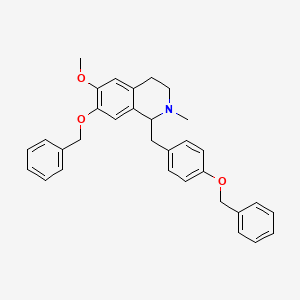 7-(Benzyloxy)-1-[4-(benzyloxy)benzyl]-6-methoxy-2-methyl-1,2,3,4-tetrahydroisoquinoline