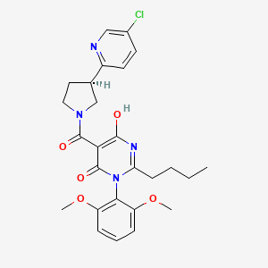 molecular formula C26H29ClN4O5 B10827847 APJ receptor agonist 3 