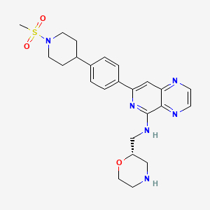 molecular formula C24H30N6O3S B10827857 Sovleplenib CAS No. 1415792-84-5