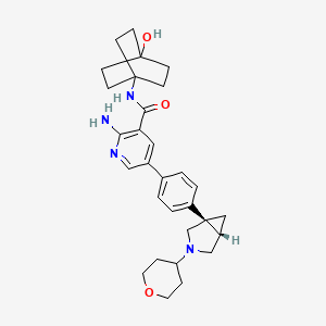 molecular formula C30H38N4O3 B10827873 Zilurgisertib CAS No. 2173389-57-4