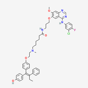 molecular formula C49H53ClFN5O5 B10827900 Egfr-IN-42 