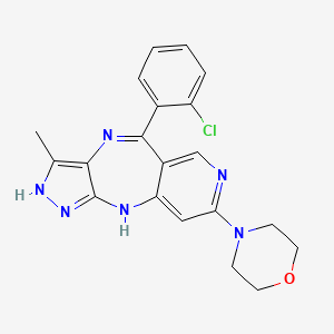 molecular formula C20H19ClN6O B10827977 Tinengotinib CAS No. 2230490-29-4