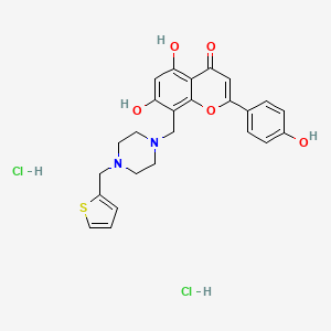 molecular formula C25H26Cl2N2O5S B10828047 PARP1-IN-5 dihydrochloride 