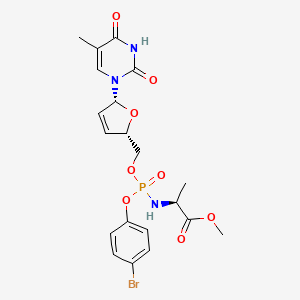 molecular formula C20H23BrN3O8P B10828075 Stampidine 