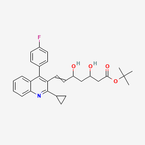 molecular formula C29H32FNO4 B10828145 tert-Buthyl Pitavastatin 