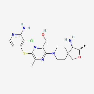 molecular formula C20H27ClN6O2S B10828163 Vociprotafib CAS No. 2172652-48-9