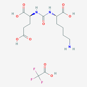 molecular formula C14H22F3N3O9 B10828171 Gcpii-IN-1 tfa 