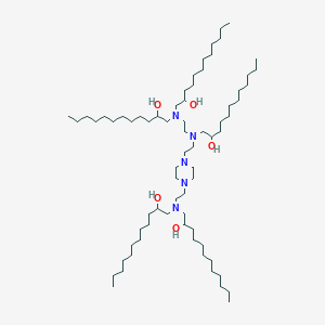 1,1'-((2-(4-(2-((2-(Bis(2-hydroxydodecyl)amino)ethyl)(2-hydroxydodecyl)amino)ethyl)piperazin-1-yl)ethyl)azanediyl)bis(dodecan-2-ol)