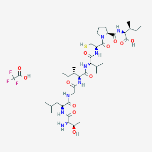 molecular formula C39H67F3N8O12S B10828512 Hpv16 E7 (86-93) (tfa) 