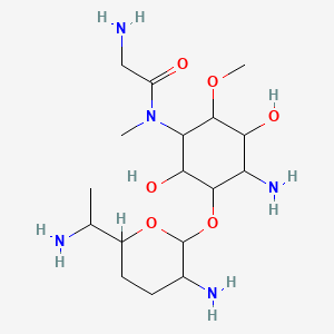 molecular formula C17H35N5O6 B10828623 Fortimicin 