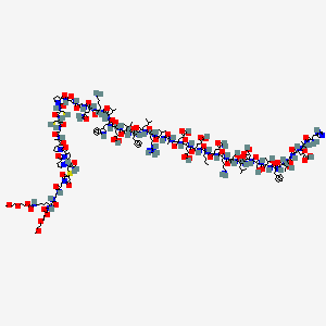 molecular formula C215H336N56O69S3 B10828699 Fulaimei 