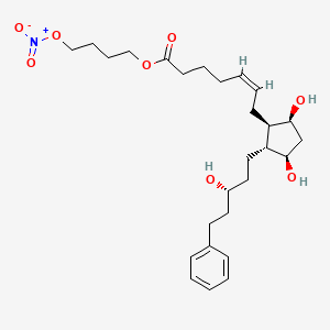 molecular formula C27H41NO8 B10828704 Latanoprostene Bunod CAS No. 1262218-38-1