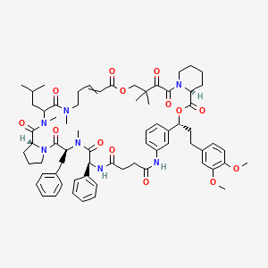 molecular formula C69H87N7O14 B10828742 Rapadocin 