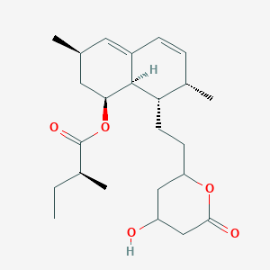 [(1S,3R,7S,8S,8aR)-8-[2-(4-hydroxy-6-oxooxan-2-yl)ethyl]-3,7-dimethyl-1,2,3,7,8,8a-hexahydronaphthalen-1-yl] (2S)-2-methylbutanoate