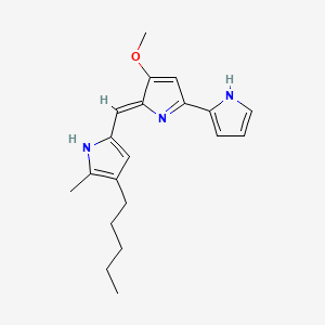 molecular formula C20H25N3O B10828770 Prodigiosine 