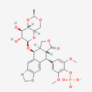 molecular formula C29H31O16P-2 B10828797 Etopofos 