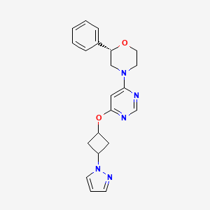 molecular formula C21H23N5O2 B10828881 Elovl1-IN-3 