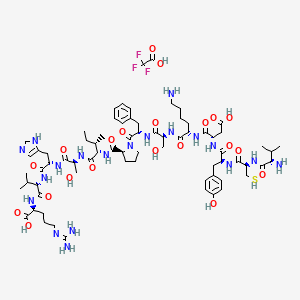 molecular formula C72H108F3N19O21S B10828887 Gap 26 (trifluoroacetate salt) 