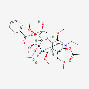 molecular formula C36H49NO12 B10828938 Acetylaconitine 