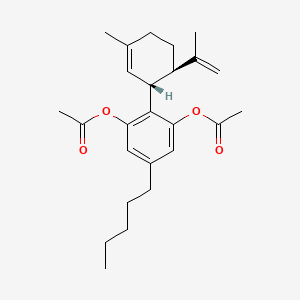 molecular formula C25H34O4 B10828949 Cannabidiol diacetate 