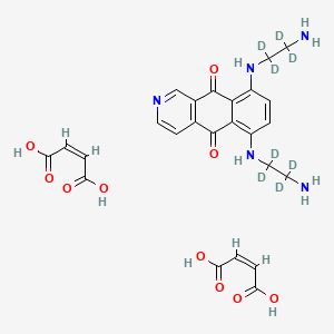 molecular formula C25H27N5O10 B10828973 Pixantrone-d8 (maleate) 