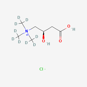 molecular formula C7H16ClNO3 B10828996 L-Carnitine-d9 (chloride) 