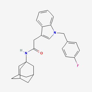 molecular formula C27H29FN2O B10829023 Afubiata 