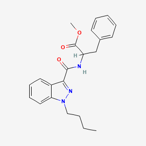 Methyl 2-[(1-butylindazole-3-carbonyl)amino]-3-phenylpropanoate