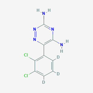 molecular formula C9H7Cl2N5 B10829116 Lamotrigine-d3 