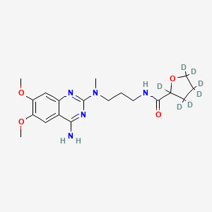 molecular formula C19H27N5O4 B10829120 Alfuzosin-d7 