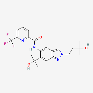 molecular formula C22H25F3N4O3 B10829218 Irak4-IN-20 