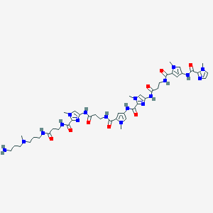 molecular formula C43H60N18O8 B10829226 Tris(trifluoroacetic acid) 