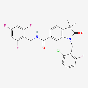 molecular formula C25H19ClF4N2O2 B10829244 STING agonist-12 