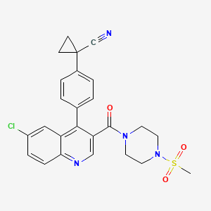 molecular formula C25H23ClN4O3S B10829376 Aldh1A1-IN-2 