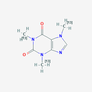 molecular formula C8H10N4O2 B108294 咖啡因-三甲基-13C3 CAS No. 78072-66-9