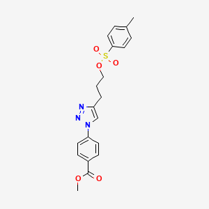 Methyl 4-(4-(3-(tosyloxy)propyl)-1H-1,2,3-triazol-1-yl)benzoate