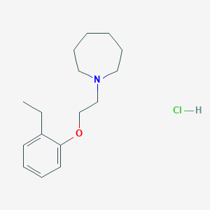 1-[2-(2-ethylphenoxy)ethyl]azepane;hydrochloride