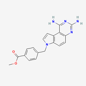 molecular formula C19H17N5O2 B10829453 Antibacterial agent 26 