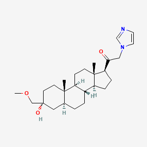 molecular formula C26H40N2O3 B10829482 Posovolone CAS No. 256955-84-7